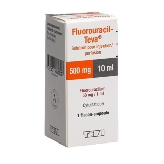 Fluorouracil Teva 500 mg/10 ml Durchstechflasche 10 ml Fluorouracil Teva 500 mg/10 ml Durchstechflasche 10 ml