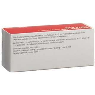 Losartan HCT Helvepharm 50/12.5 mg 98 filmtablets Losartan HCT Helvepharm 50/12.5 mg 98 filmtablets