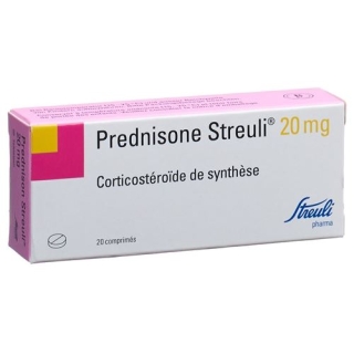 Prednison Streuli 20 mg 20 tablets Prednison Streuli 20 mg 20 tablets