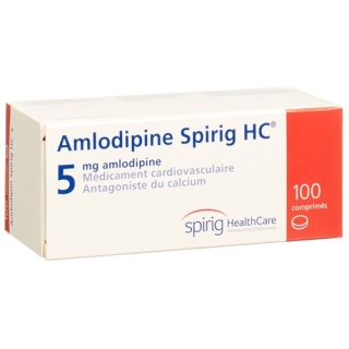 Amlodipin Spirig 5 mg 100 tablets
