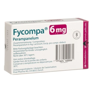 Fycompa 6 mg 28 filmtablets Fycompa 6 mg 28 filmtablets