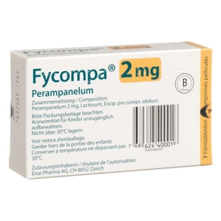 Fycompa 2 mg 7 filmtablets Fycompa 2 mg 7 filmtablets