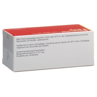 Bisoprolol Helvepharm 2.5 mg 100 tablets Bisoprolol Helvepharm 2.5 mg 100 tablets