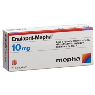 Enalapril Mepha 10 mg 28 tablets
