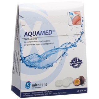 Miradent Aquamed Mundtrockenheits Lutschtabletten 60г Miradent Aquamed Mundtrockenheits Lutschtabletten 60г