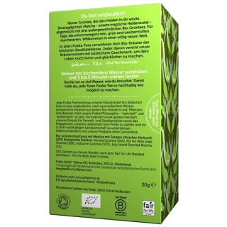 PUKKA MATCHA GREEN TEE BIO FAI