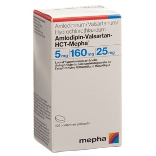 AMLODIP VAL HCT ME 5/160/25MG AMLODIP VAL HCT ME 5/160/25MG