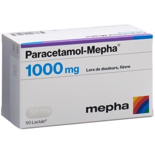 Парацетамол Мефа 1000 мг 50 таблеток покрытых оболочкой Парацетамол Мефа 1000 мг 50 таблеток покрытых оболочкой