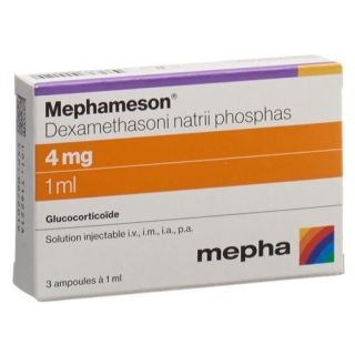 Mephameson 4 mg/ml 3 Ampullen je 1 ml Mephameson 4 mg/ml 3 Ampullen je 1 ml