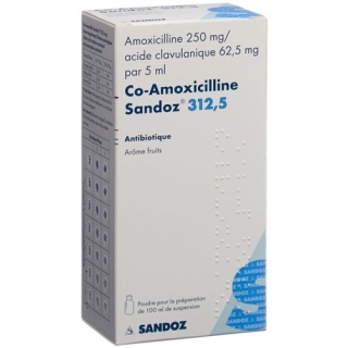CO Amoxicillin Sandoz 312.5 mg 100 ml CO Amoxicillin Sandoz 312.5 mg 100 ml