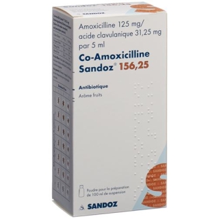 CO Amoxicillin Sandoz 156.25 mg 100 ml CO Amoxicillin Sandoz 156.25 mg 100 ml