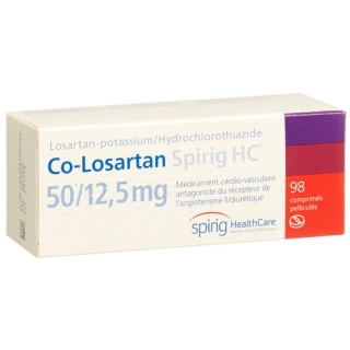 CO Losartan Spirig 50/12.5 mg 98 filmtablets CO Losartan Spirig 50/12.5 mg 98 filmtablets