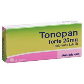 Тонопан Форте 25 мг 10 драже Тонопан Форте 25 мг 10 драже