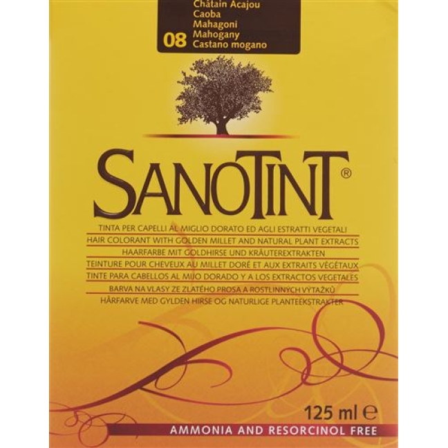 Sanotint цвет волос 08 Mahagoni