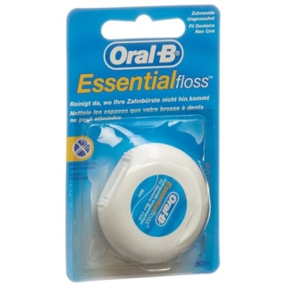 Oral B Essentialfloss 50m Ungewachst Oral B Essentialfloss 50m Ungewachst