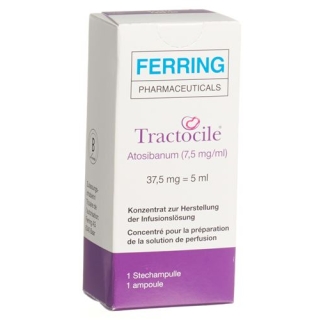 Tractocile Inj L&ouml;s 37,5 мг/5мл Диаметр 5 мл