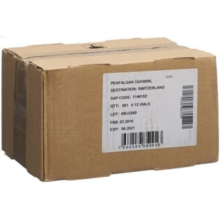 Perfalgan 1 g/100 ml 12 Durchstechflaschen 100 ml Perfalgan 1 g/100 ml 12 Durchstechflaschen 100 ml
