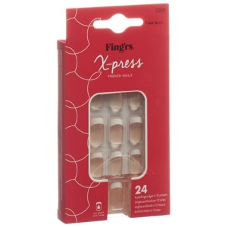 Fingrs kunstliche Nagel Pre Glued French Spirit Fingrs kunstliche Nagel Pre Glued French Spirit