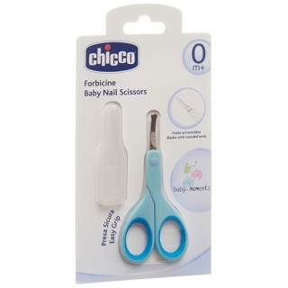 Chicco Babyschere mit Schutzkappe Hellblau Chicco Babyschere mit Schutzkappe Hellblau
