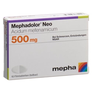 Мефадолор Нео 500 мг 30 таблеток покрытых оболочкой Мефадолор Нео 500 мг 30 таблеток покрытых оболочкой