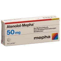 Atenolol Mepha 50 mg 100 Lactabs Atenolol Mepha 50 mg 100 Lactabs