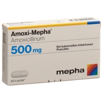 Amoxi Mepha 500 mg 20 Lactabs
