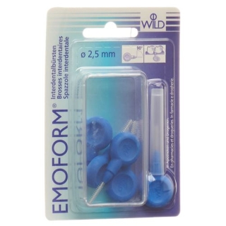 Emoform Interdentalbursten 2.5мм Dunkelblau 5 штук Emoform Interdentalbursten 2.5мм Dunkelblau 5 штук
