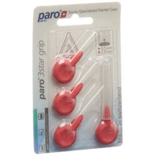 Paro 3Star-Grip 2мм Xxx-Fein Rot Zylin 4 штуки Paro 3Star-Grip 2мм Xxx-Fein Rot Zylin 4 штуки