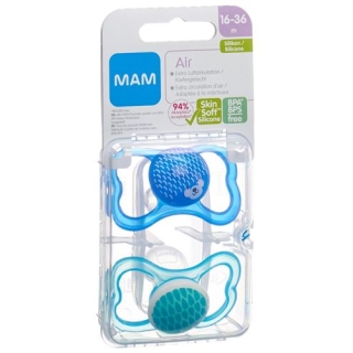MAM Air Nuggi 16 bis для 36-месячных 2 штуки MAM Air Nuggi 16 bis для 36-месячных 2 штуки