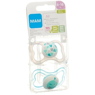 MAM Air Nuggi 6 bis для 16-месячных 2 штуки MAM Air Nuggi 6 bis для 16-месячных 2 штуки