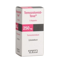 Темозоломид Тева 250 мг 5 капсул Темозоломид Тева 250 мг 5 капсул