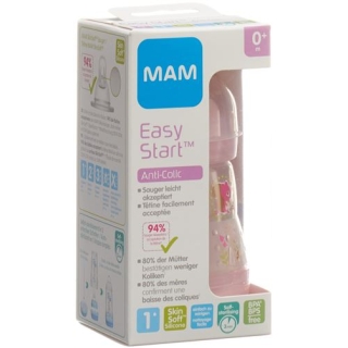MAM Anti-Colic Schoppenflasche 160мл Girl MAM Anti-Colic Schoppenflasche 160мл Girl