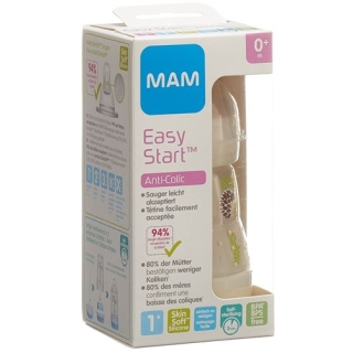 MAM Anti-Colic Schoppenflasche 160мл Unisex MAM Anti-Colic Schoppenflasche 160мл Unisex