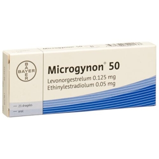 Микрогинон 50 21 драже Микрогинон 50 21 драже