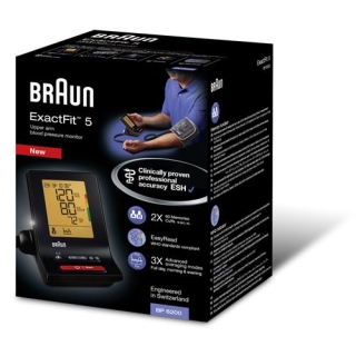 BRAUN EXACTFIT BLUTDRUCKMESS BRAUN EXACTFIT BLUTDRUCKMESS
