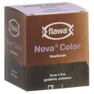 Flawa Nova Color Idealbinde 6смx5m Schwarz Flawa Nova Color Idealbinde 6смx5m Schwarz