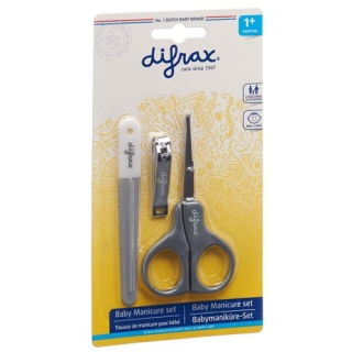 Difrax Nagelset Schere Feile Knipser Difrax Nagelset Schere Feile Knipser