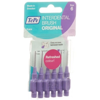 TePe Interdentalbursten 1.1мм 6 штук TePe Interdentalbursten 1.1мм 6 штук
