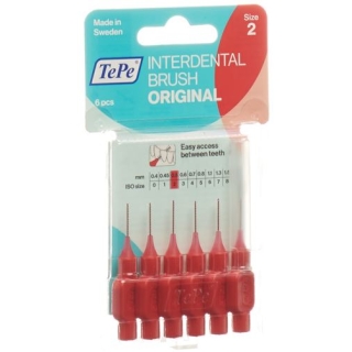 TePe Interdentalbursten 0.5мм 6 штук TePe Interdentalbursten 0.5мм 6 штук