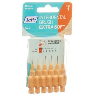 TePe Interdentalbursten X-soft 0.45мм 6 штук TePe Interdentalbursten X-soft 0.45мм 6 штук