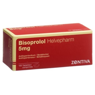 Bisoprolol Helvepharm 5 mg 100 tablets Bisoprolol Helvepharm 5 mg 100 tablets