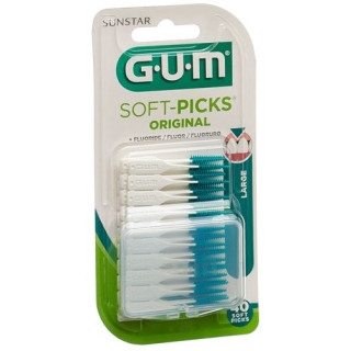 Gum Sunstar Borsten Soft Picks Large 40 штук Gum Sunstar Borsten Soft Picks Large 40 штук