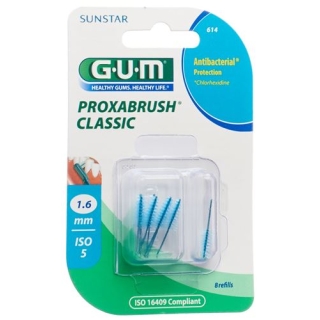 Gum Sunstar Proxabrush Iso 5 1.6мм Con Blau 8 штук Gum Sunstar Proxabrush Iso 5 1.6мм Con Blau 8 штук