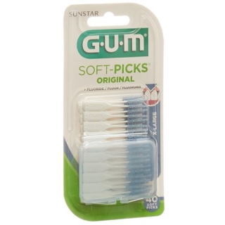 Gum Sunstar Borsten Soft Picks Xtra-Large 40 штук Gum Sunstar Borsten Soft Picks Xtra-Large 40 штук
