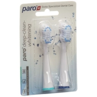 Paro Deep Clean White Ersatzzahnburste Sonic 2 штуки Paro Deep Clean White Ersatzzahnburste Sonic 2 штуки