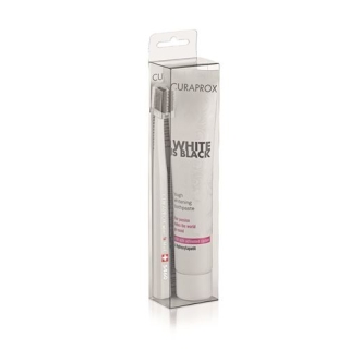 Curaprox White Is Black зубная паста 90мл + Cs5460 Zb Curaprox White Is Black зубная паста 90мл + Cs5460 Zb