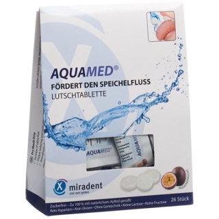 Miradent Aquamed Mundtrockenheits Lutschtabletten 60г Miradent Aquamed Mundtrockenheits Lutschtabletten 60г