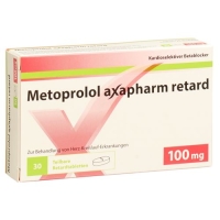 Метопролол Аксафарм Ретард 100 мг 30 таблеток Метопролол Аксафарм Ретард 100 мг 30 таблеток