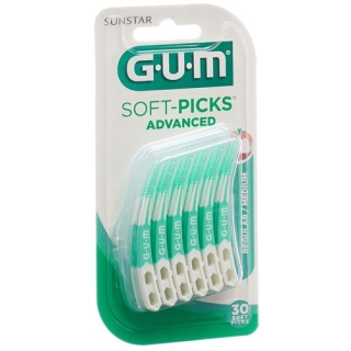 Gum Sunstar Borsten Soft Picks Advanced Reg 30 штук Gum Sunstar Borsten Soft Picks Advanced Reg 30 штук