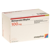 Метопролол Мефа 100 мг 100 депо таблеток Метопролол Мефа 100 мг 100 депо таблеток